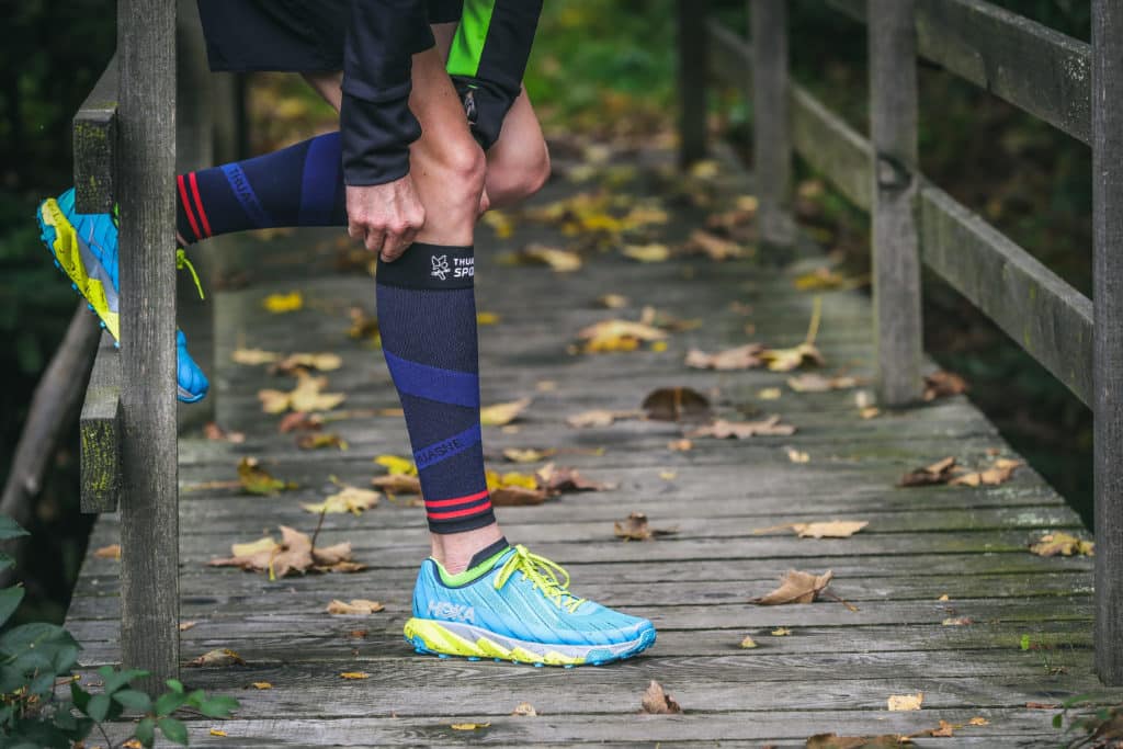 Chaussettes hautes de compression running sport Thuasne UP ACTIV – Boutique  Thuasne